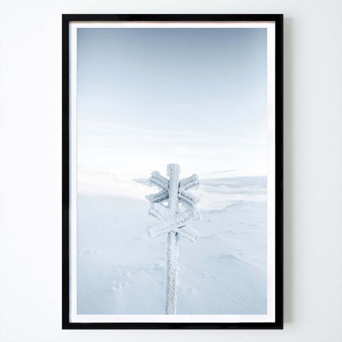 Wintersport Poster: Frostigt ledkryss von Josefine Karlsson