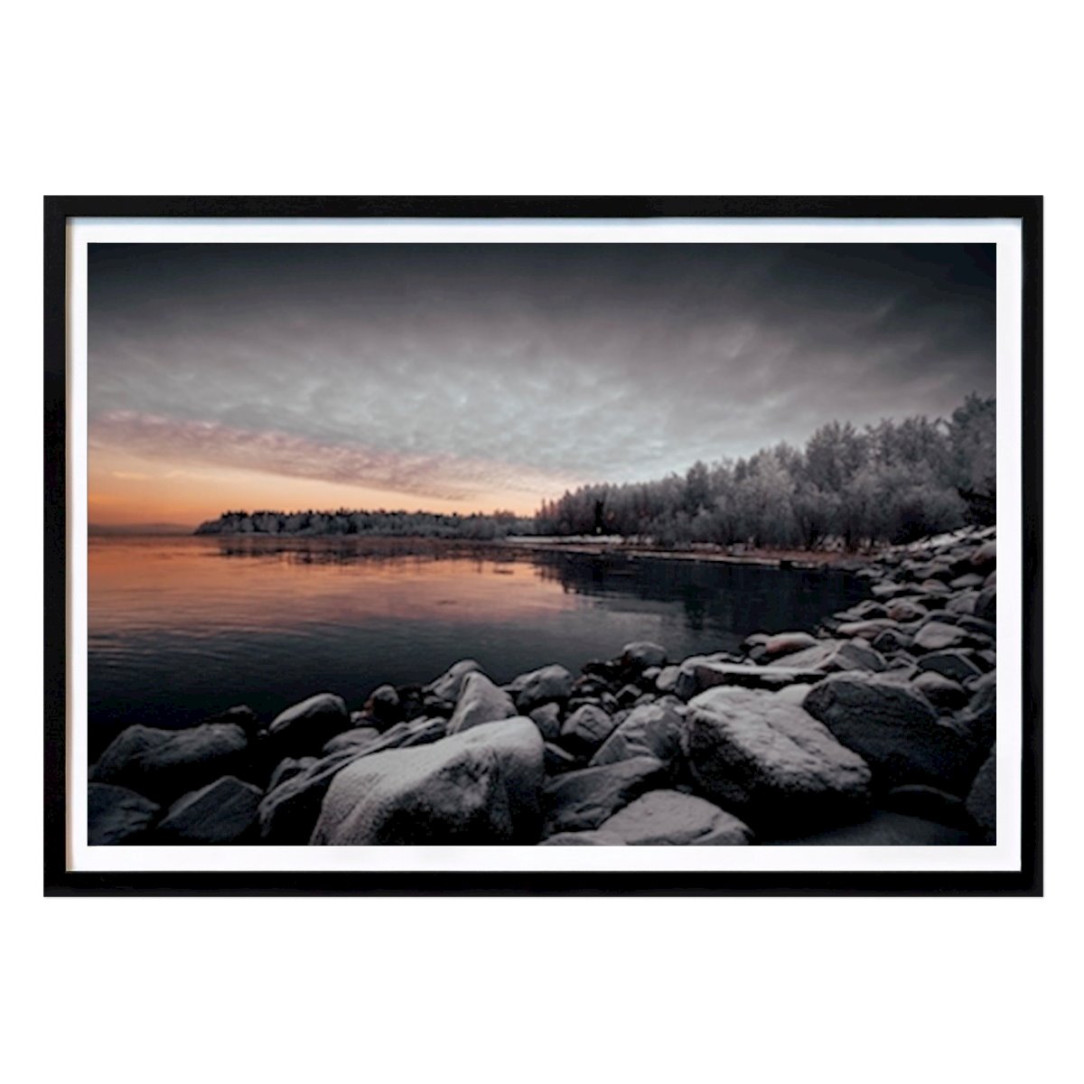 Nature Poster: First snow by Timo Vehkaoja