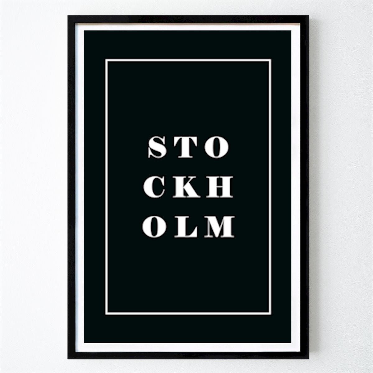 Stockholm Poster: Stockholm Poster by William Gustafsson