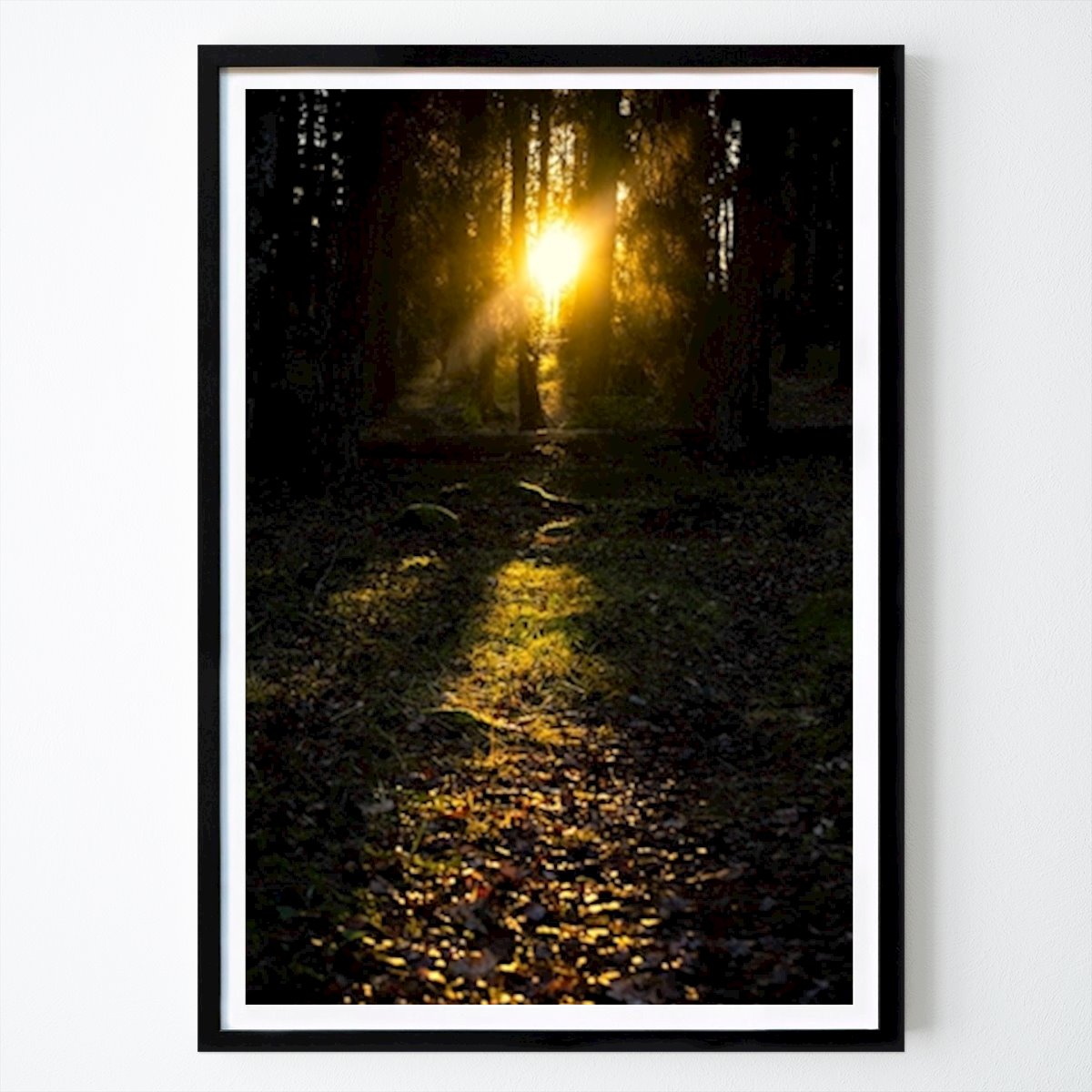 Nature Poster: Forest light by Henrik Viklund
