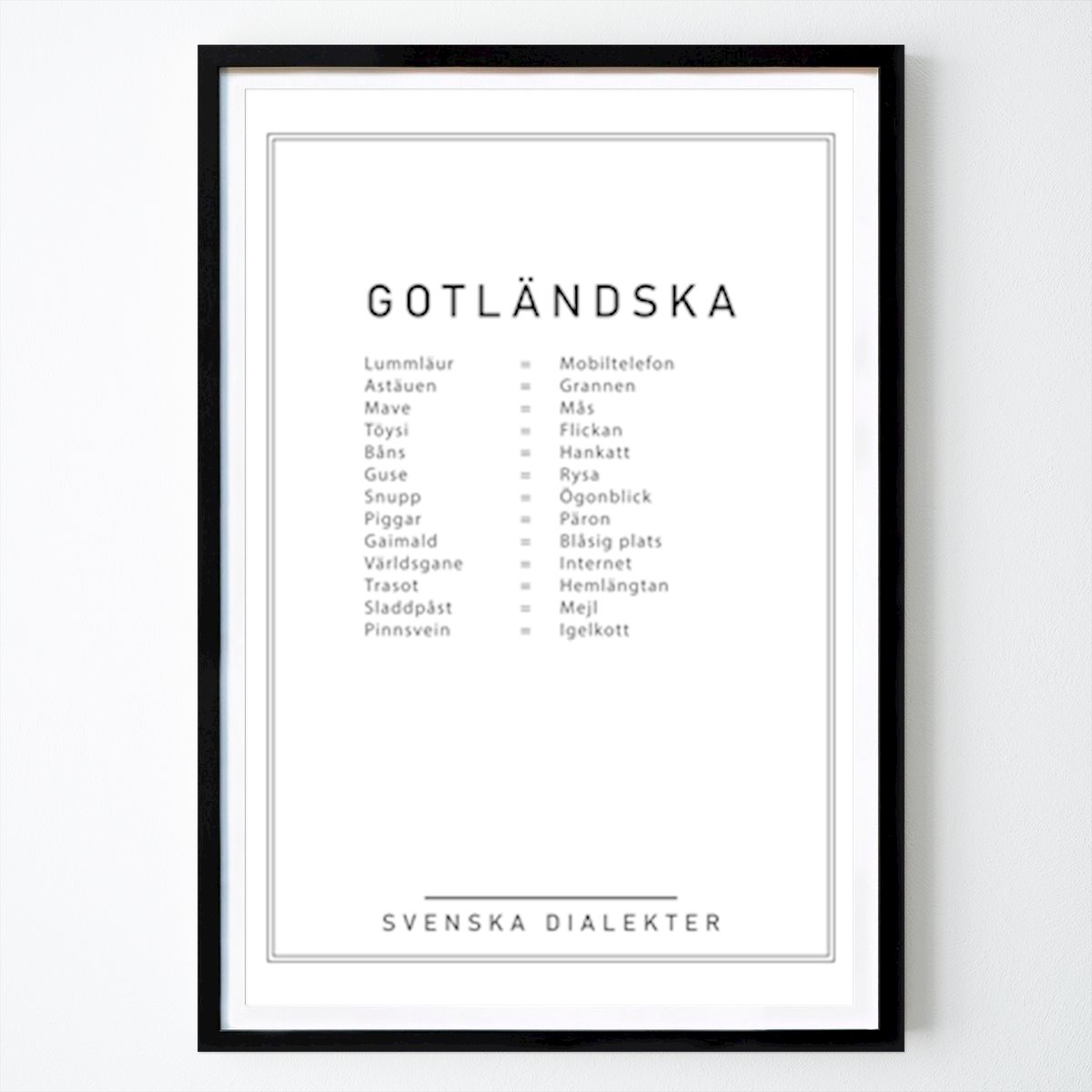 Gotland Landen & Steden Poster: Gotland Poster van William Gustafsson