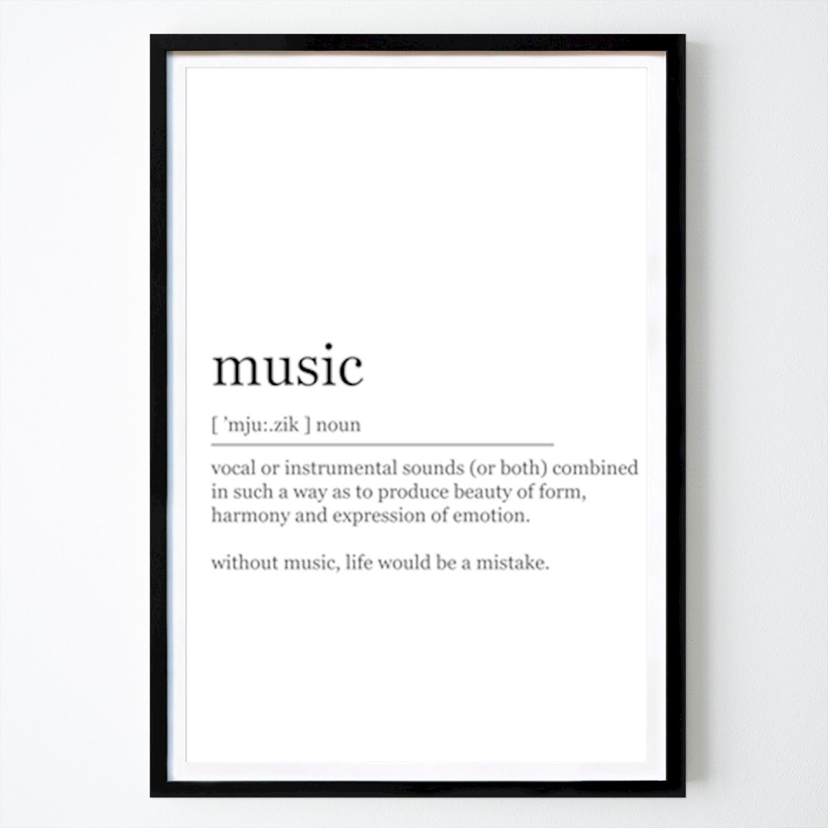 Música Póster: Póster de Musik de William Gustafsson