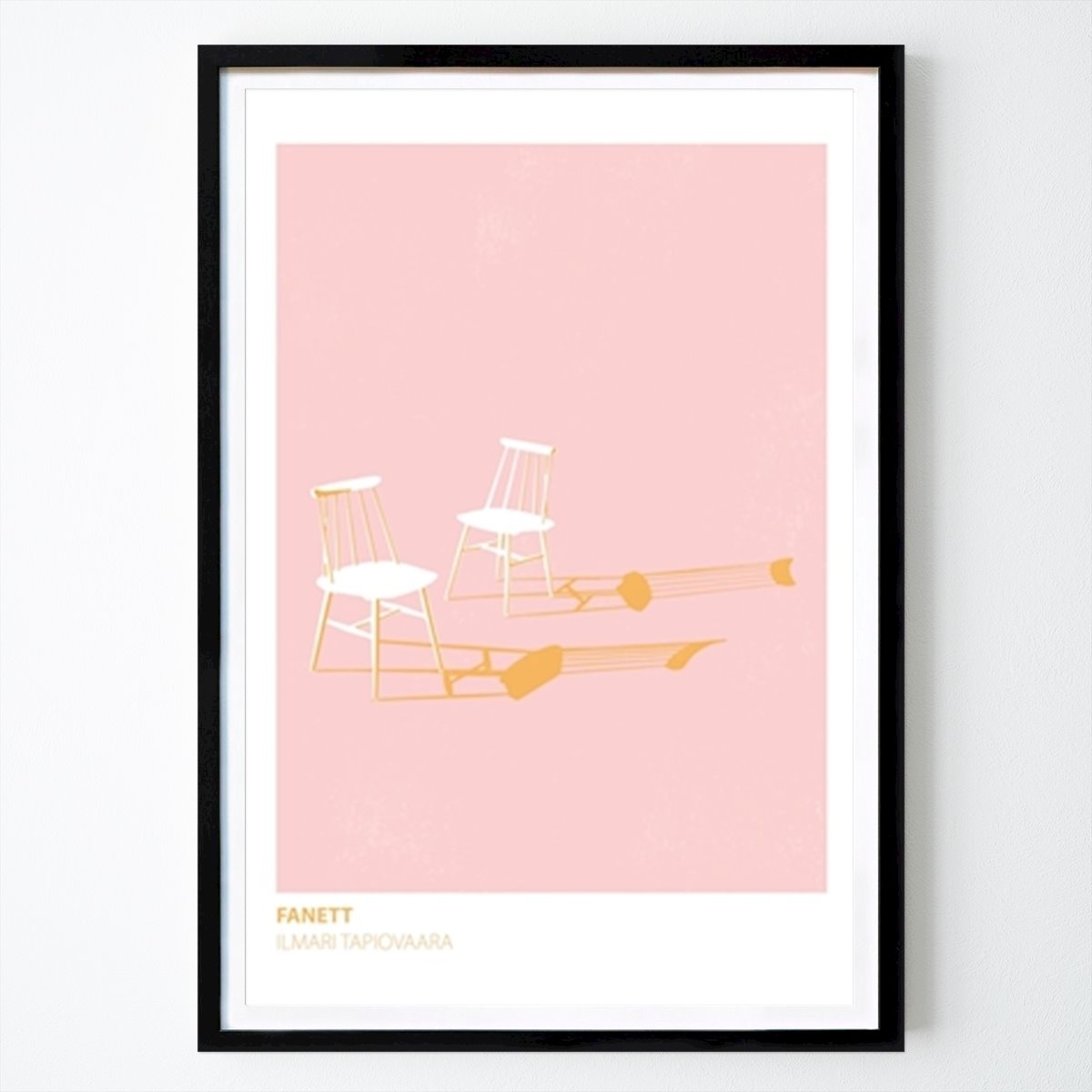 Kitchen Poster: Fanett Pink/orange by .