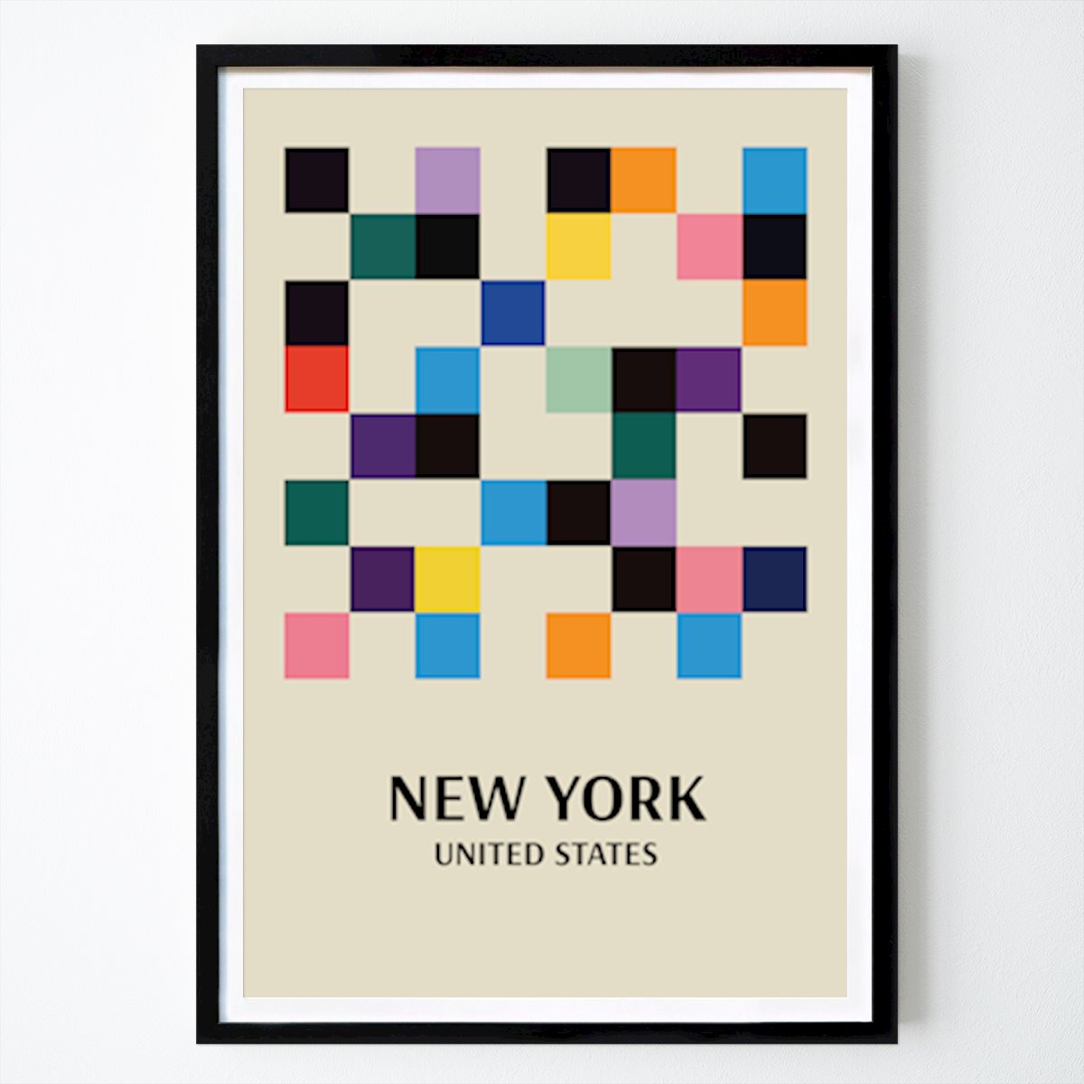 New York Poster: New York USA Poster von William Gustafsson