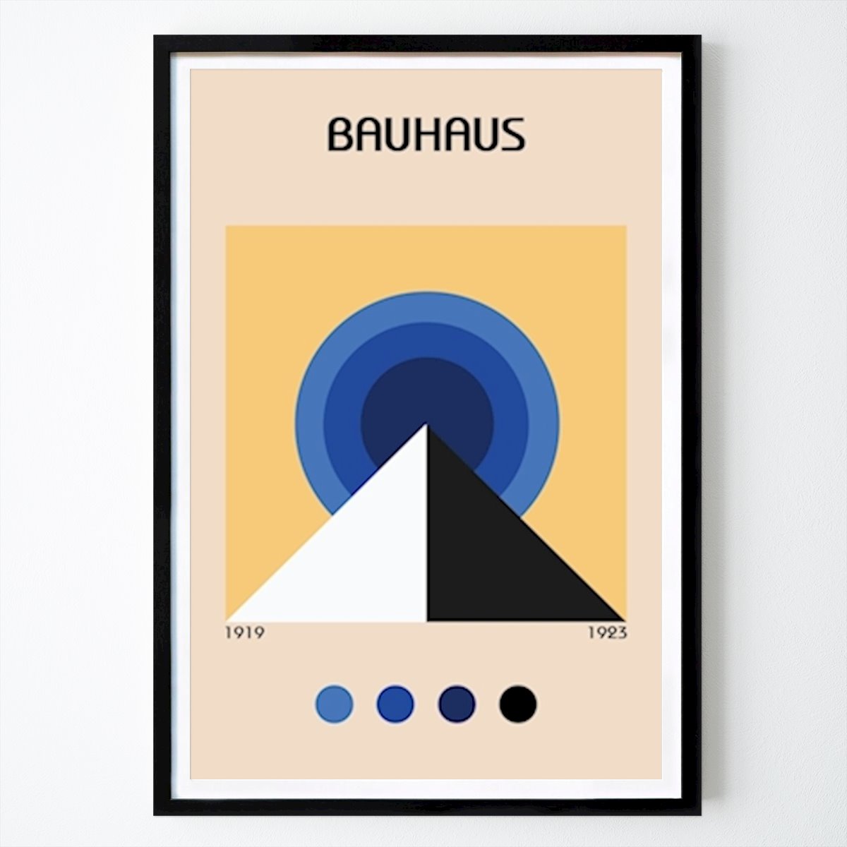 Bauhaus Affiche: Affiche de la pyramide du Bauhaus par William Gustafsson