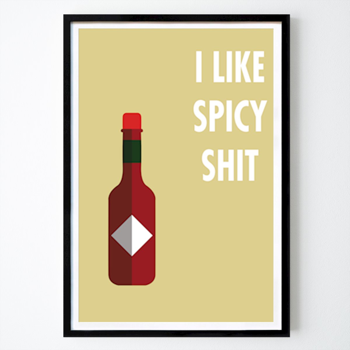 Kitchen Poster: Tabasco Poster by William Gustafsson