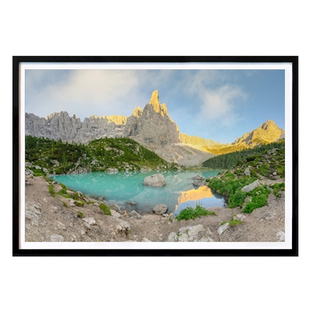 Cuisines Affiche: Dolomiten du lac Sorapis par Michael Valjak