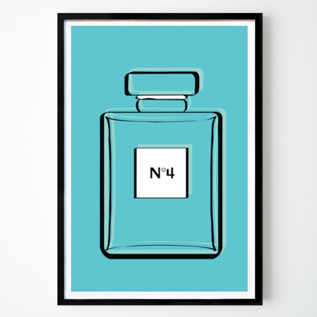 Pop Art Poster: Chanel Number 4 Poster by Kritsanee Wannawat