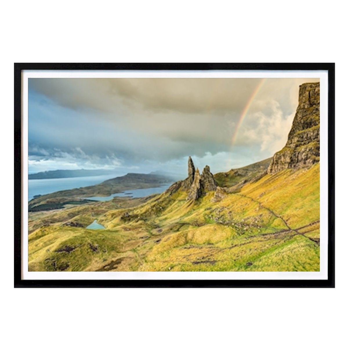 Places & Cities Poster: Old Man of Storr, Scotland by Michael Valjak