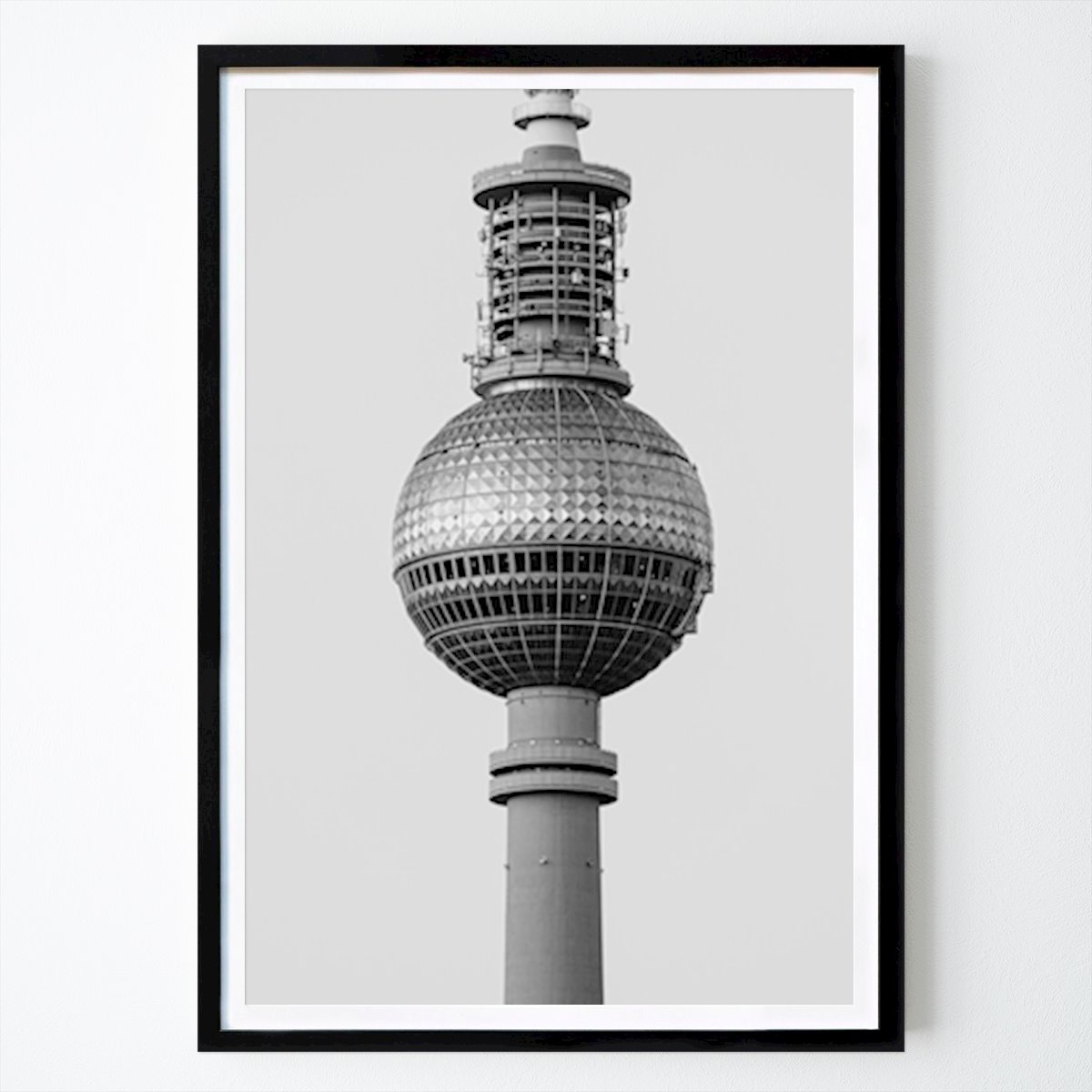Berlin Poster: Berlin Fernsehturm Up Close by Nikolaus Bednarz