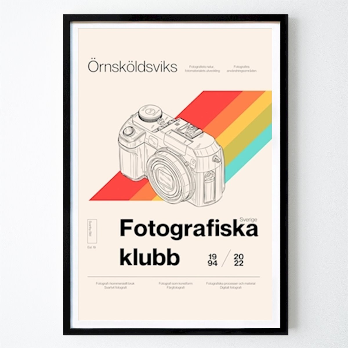 Retro & Vintage Poster: Foto-Club von Joakim Norenius