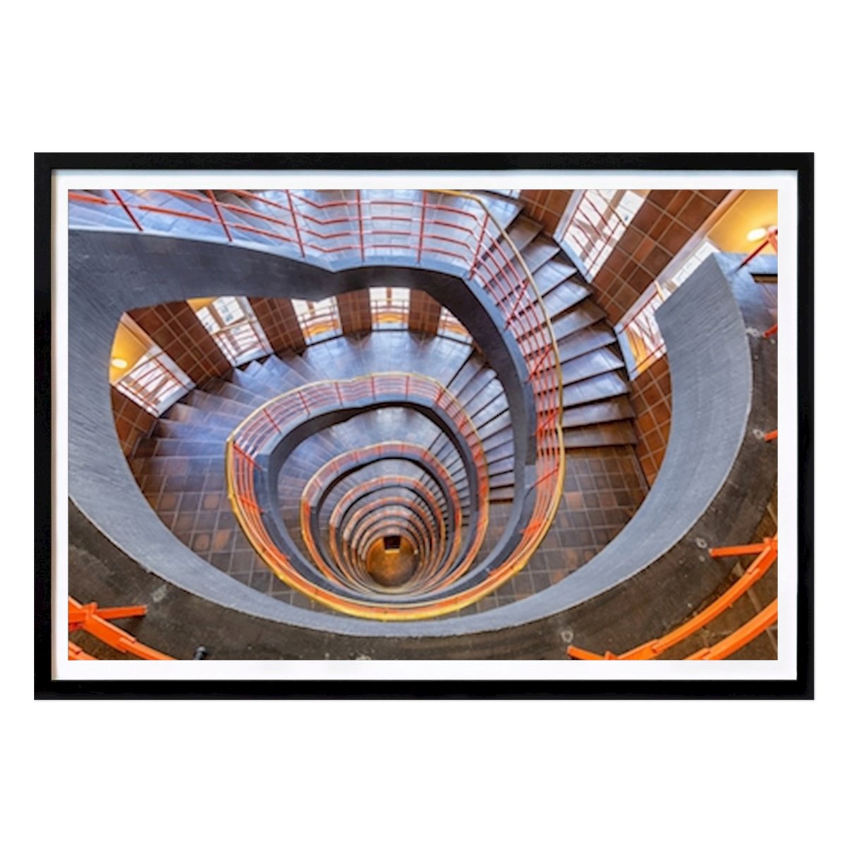 Hamburg Plakat: Treppenspirale av Thomas Becker