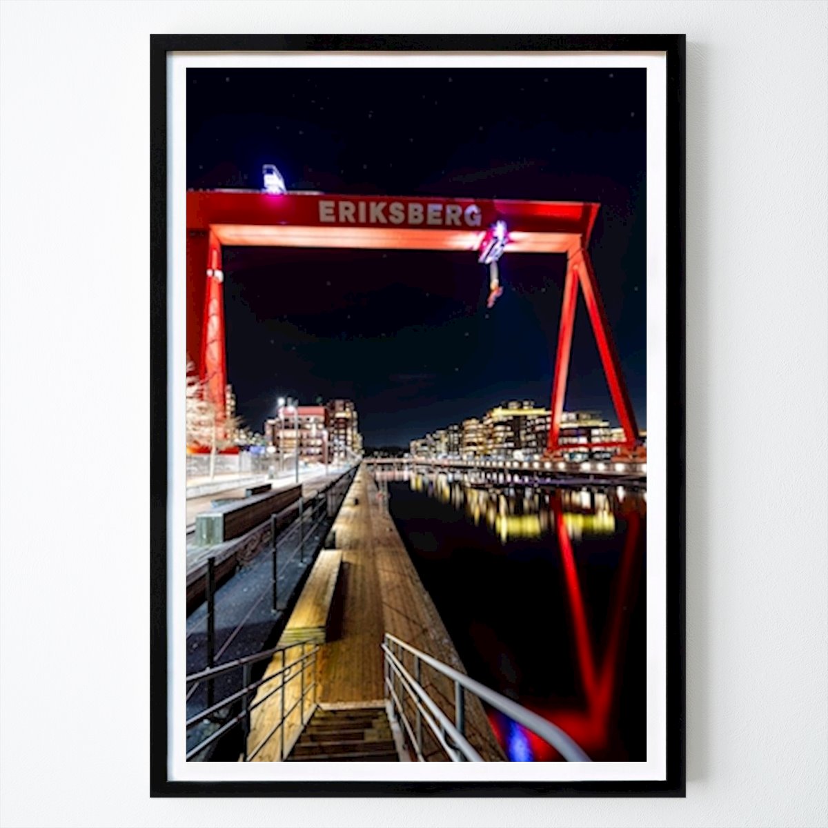 Gothenburg Poster: Eriksbergs Crane by Christer Larsson