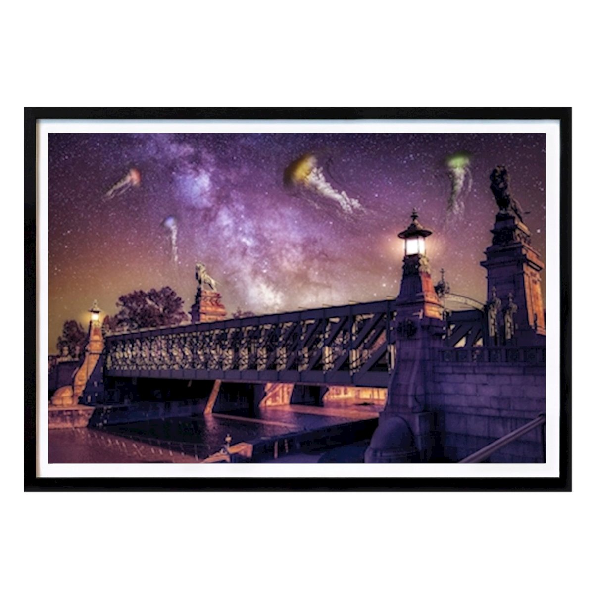 Abstraktes Poster: Paralleles Universum von Tomislav JOSIPOVIC