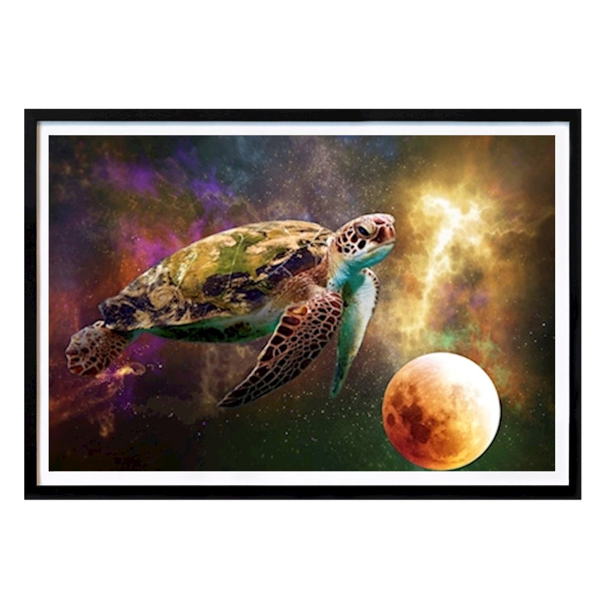 États-Unis Affiche: L’univers de Turtle par Tomislav JOSIPOVIC