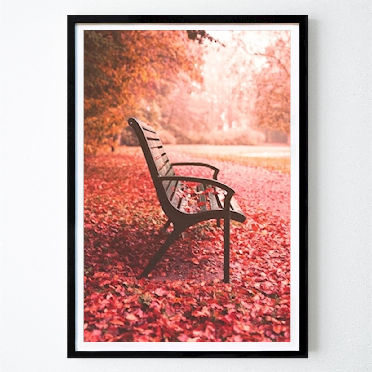 Malmö Poster: Parkbänk av Ola Jakobsson