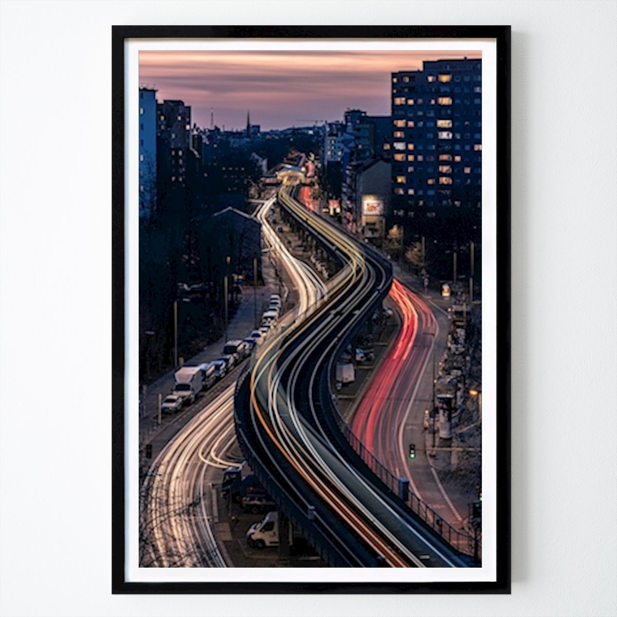 Berlin Poster: Berlin ringer U1 av Rafael Block