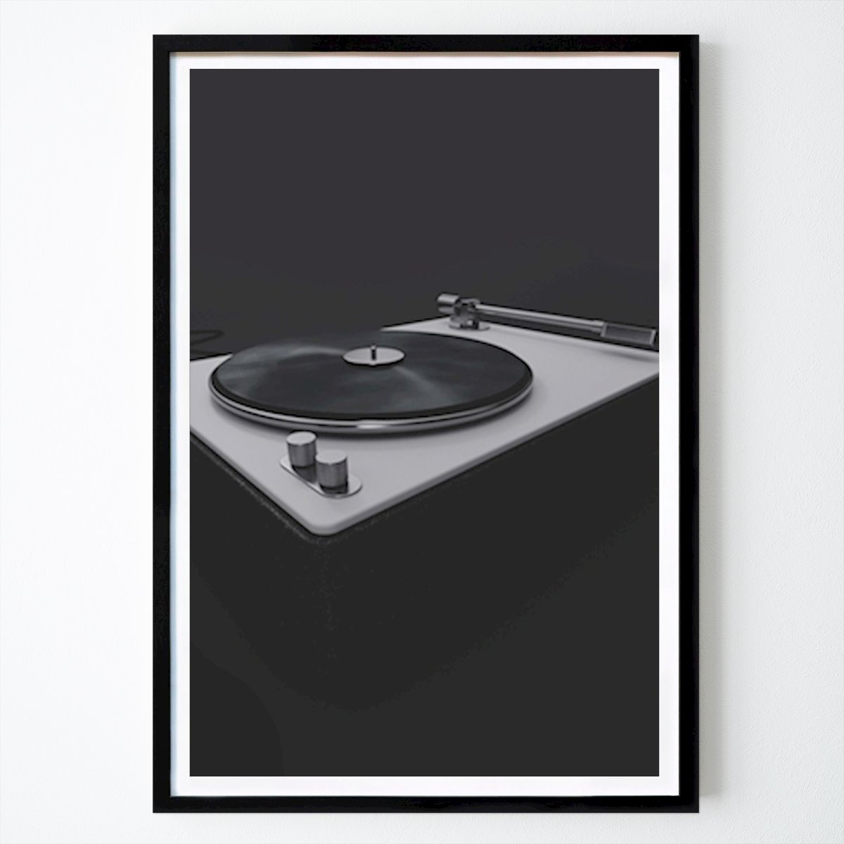 Musikk Plakat: Platespiller No2 av Mikael Forsgren