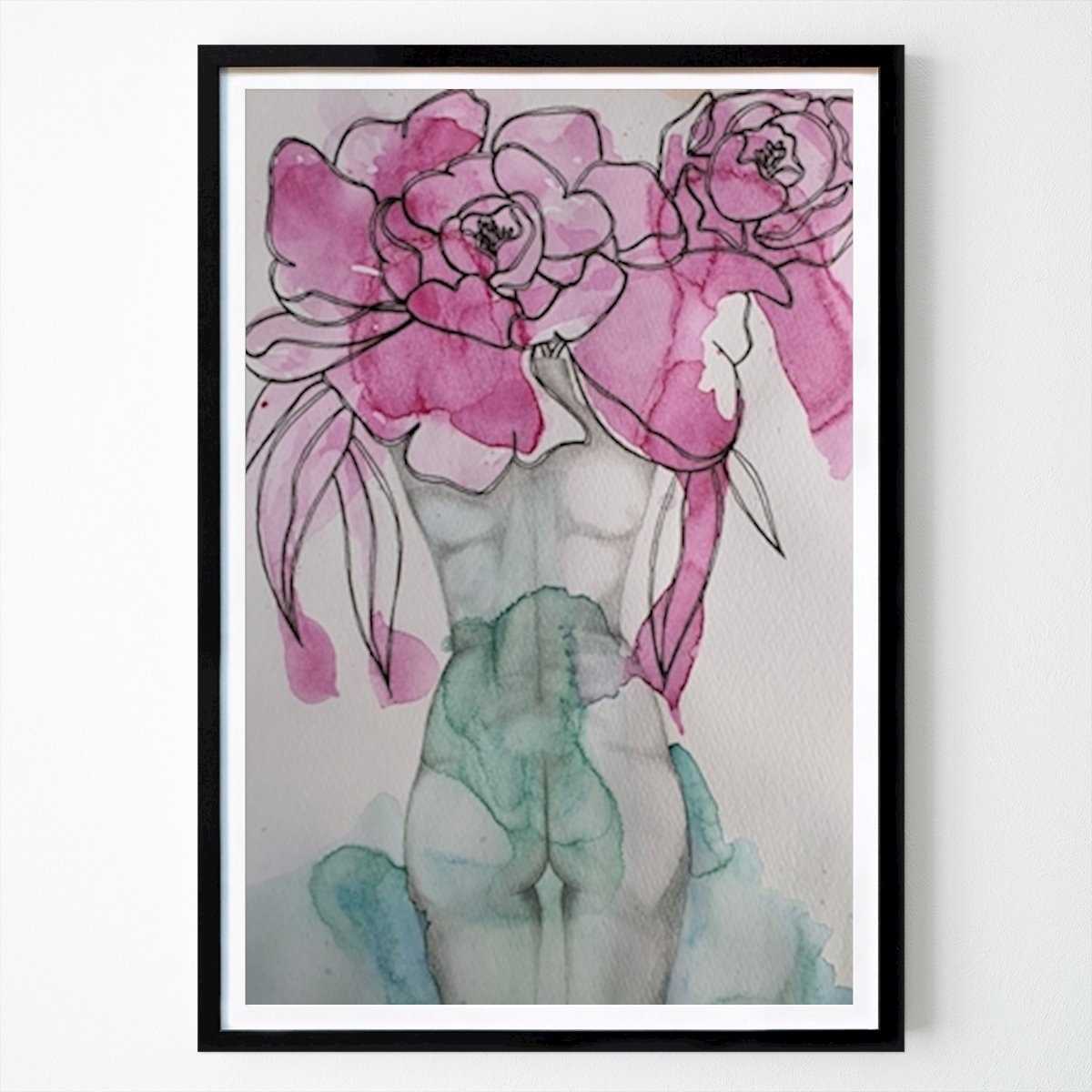 Botanical Poster: Let me grow! by Maja Roth