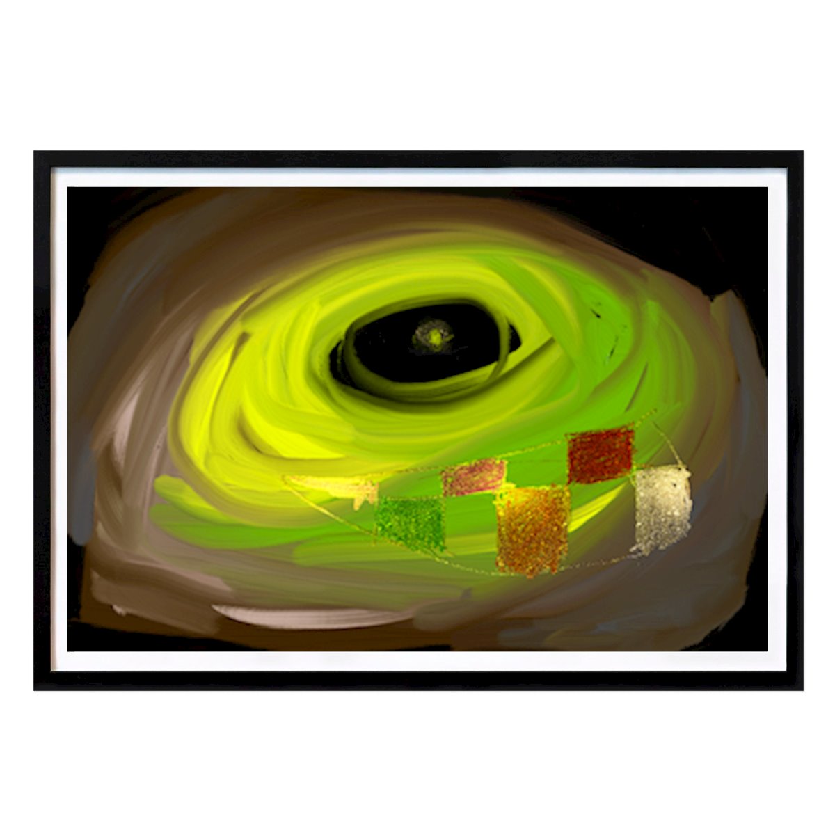 Abstract Poster: Space by Frida Berglund