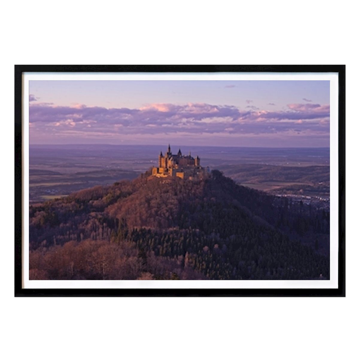 Natur Plakat: Hohenzollern Slot av Erich Herb