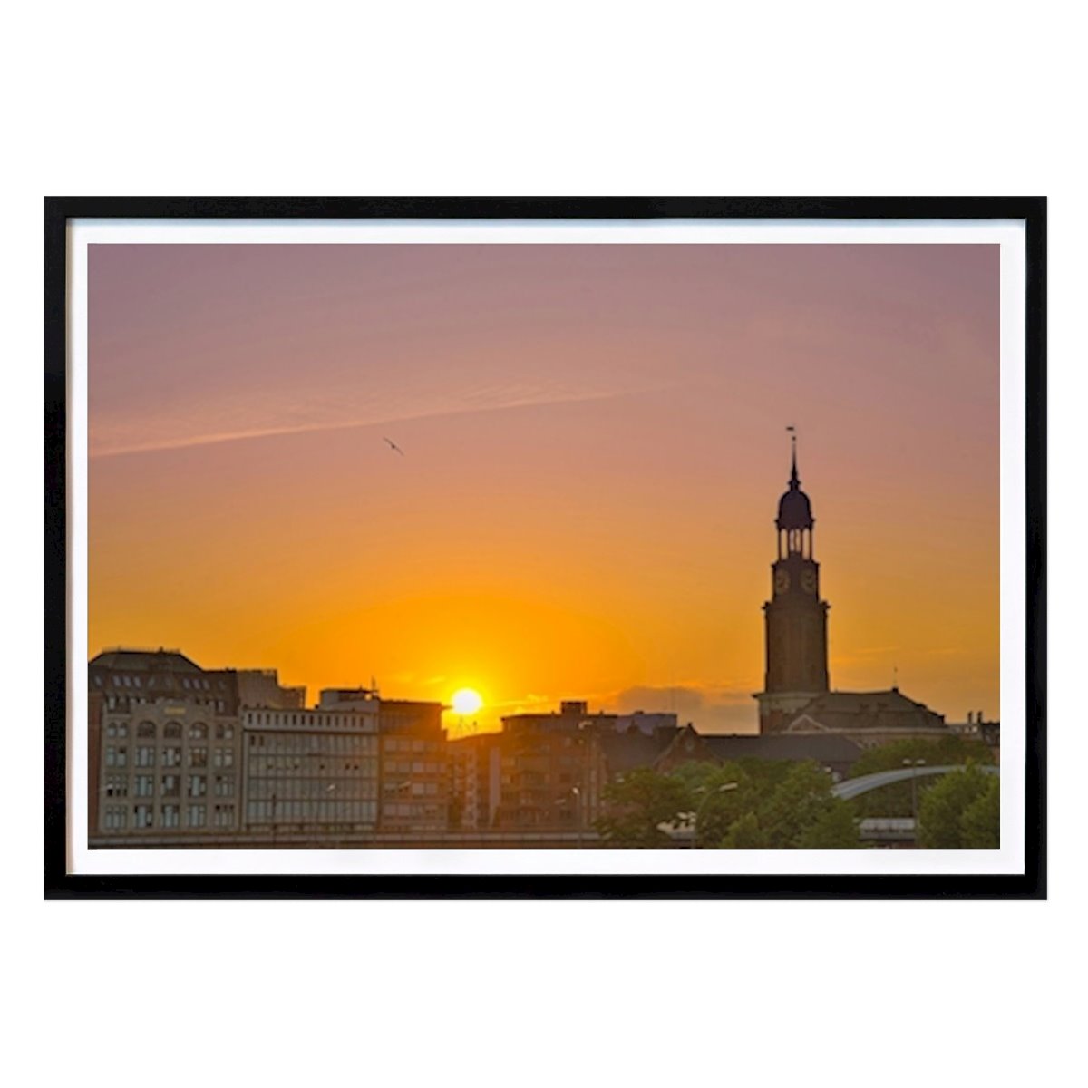 Hamburg Poster: Månen av Erich Herb