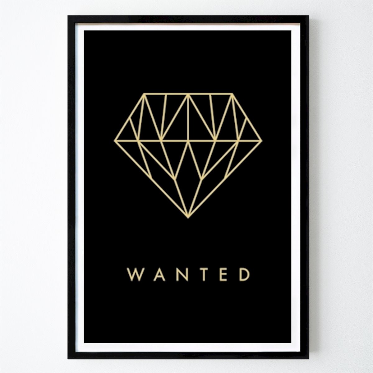 Illustratie Poster: Diamant · Gewild van Tintin Timén