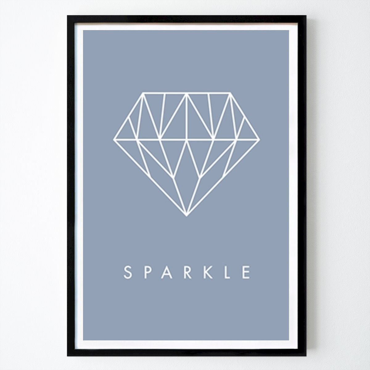 Illustration Poster: Diamant · Funkeln von Tintin Timén