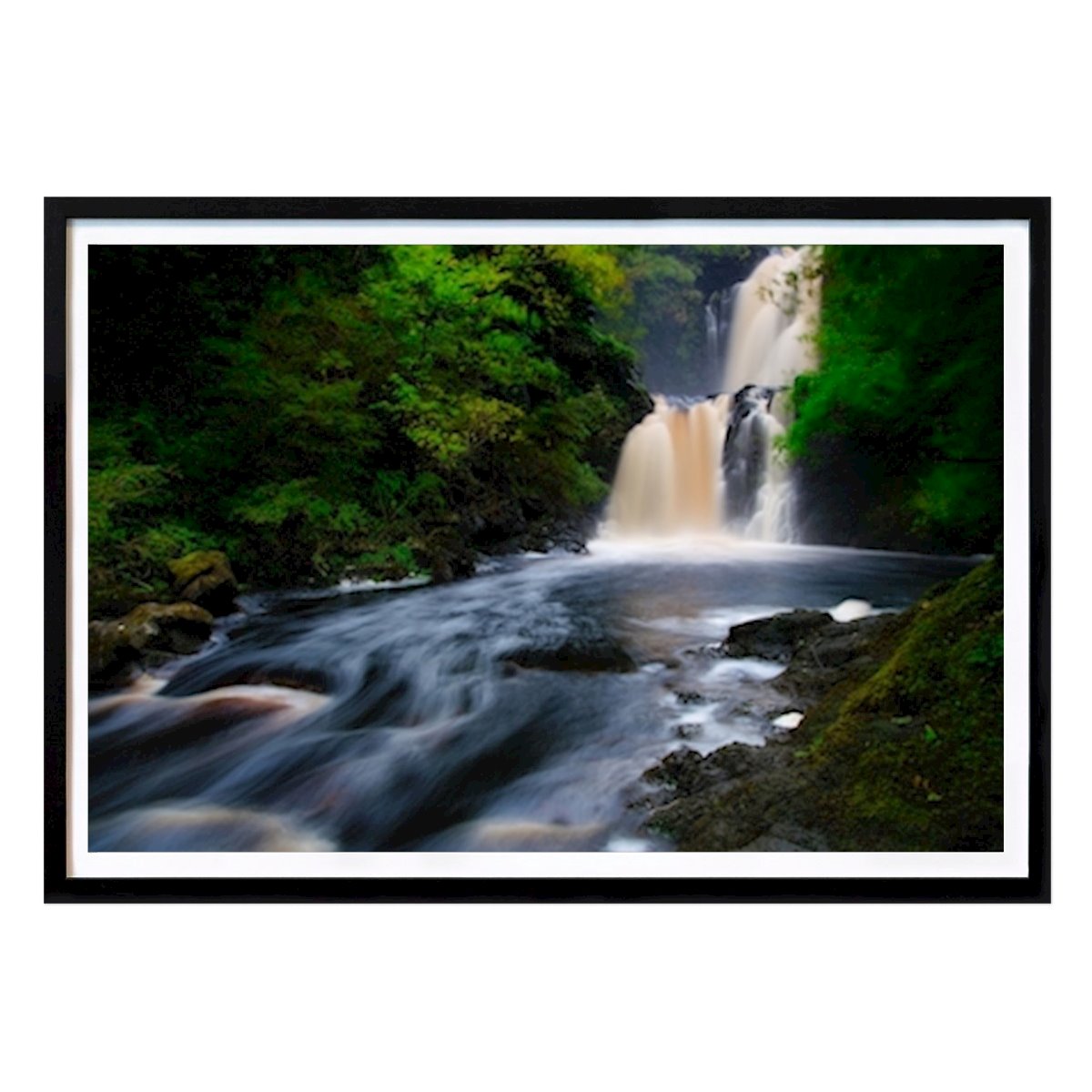 Nature Poster: Hidden waterfall by Wolfgang Jesch