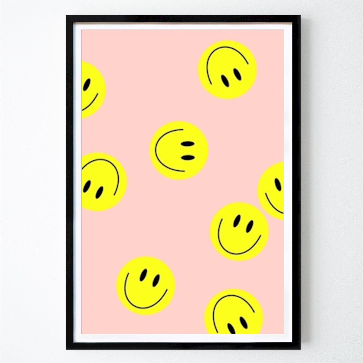 Rétro & Vintage Affiche: Smiley volant par Ute Arnold