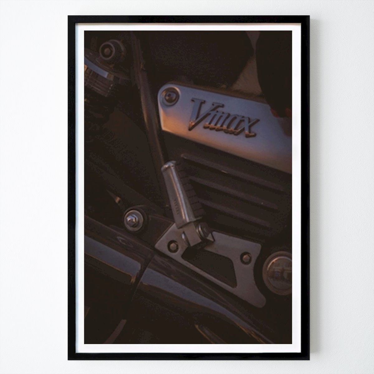 Rétro & Vintage Affiche: Le côté d’une Yamaha par Nico Sawischa