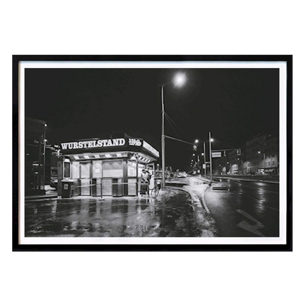 Kitchen Poster: Sausage Stand by Tomislav JOSIPOVIC