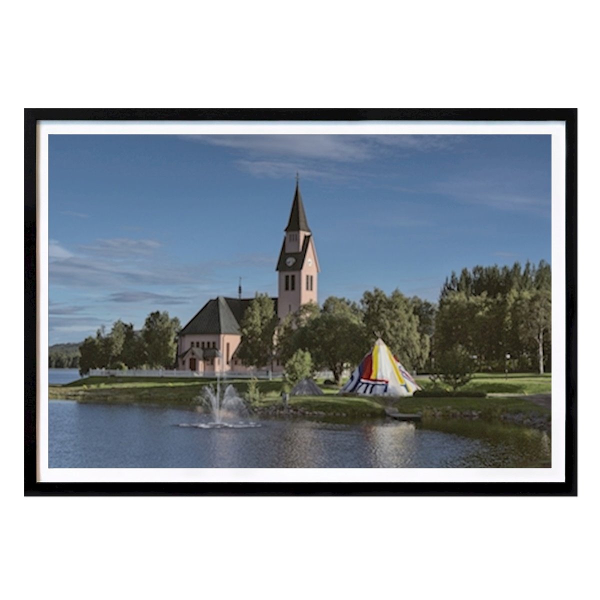 Places & Cities Poster: Church in Arjeplog by Peder Lundkvist