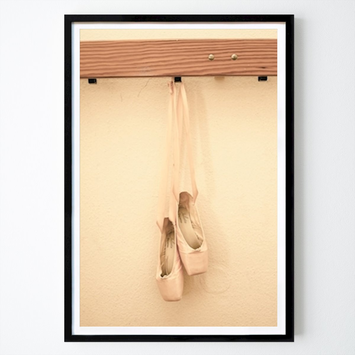 Retro & Vintage Poster: Ballet Shoes Before Training by Dominik Lehmann