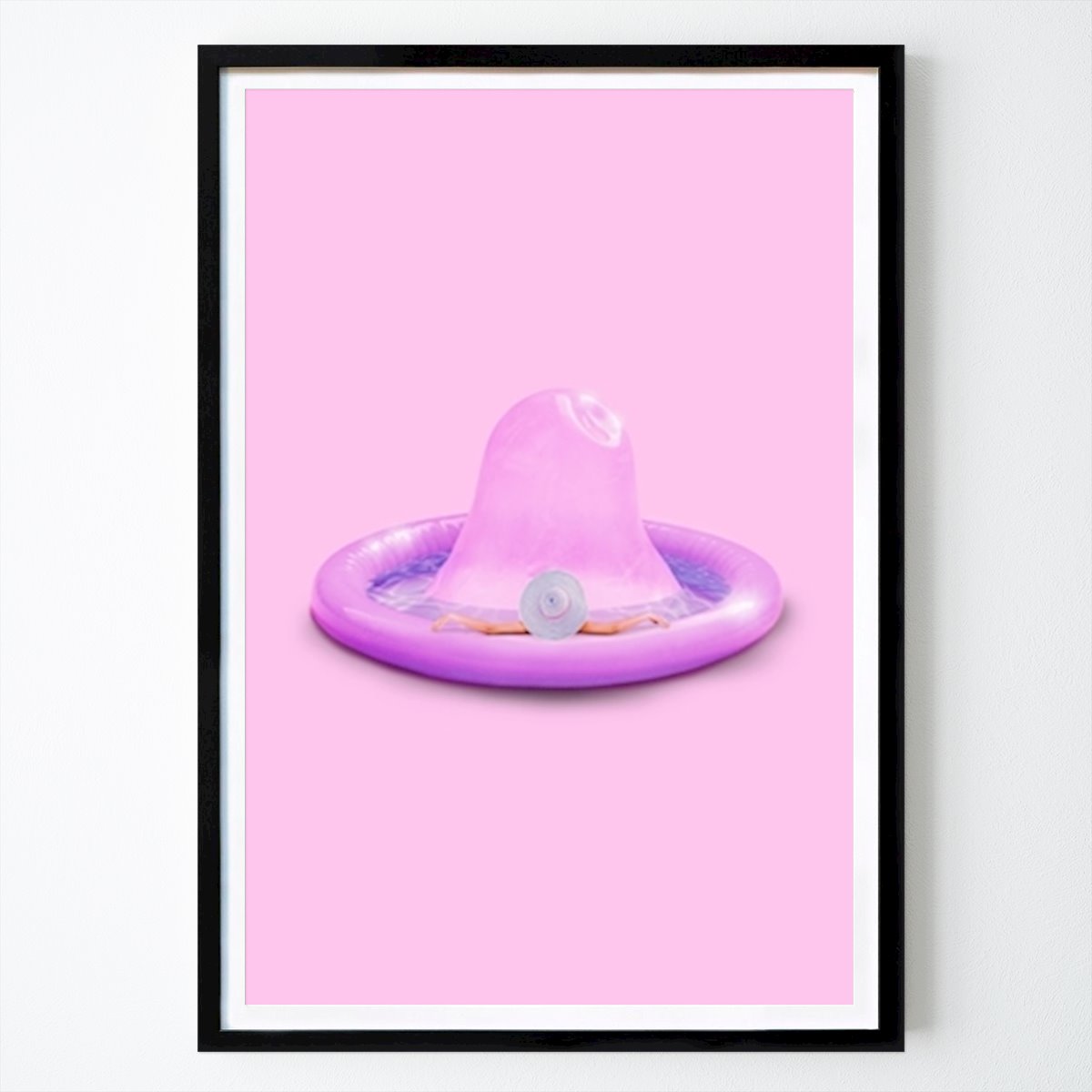 Pop Art Poster: Condom Pool by Jonas Loose