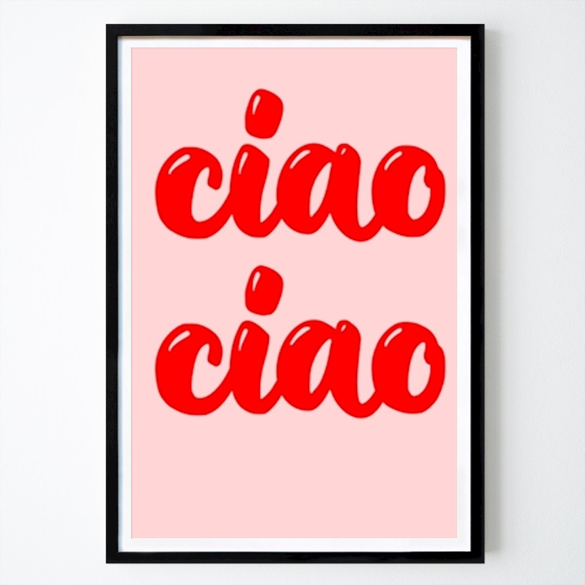 Citation & Text Poster: Ciao Ciao by Ute Arnold