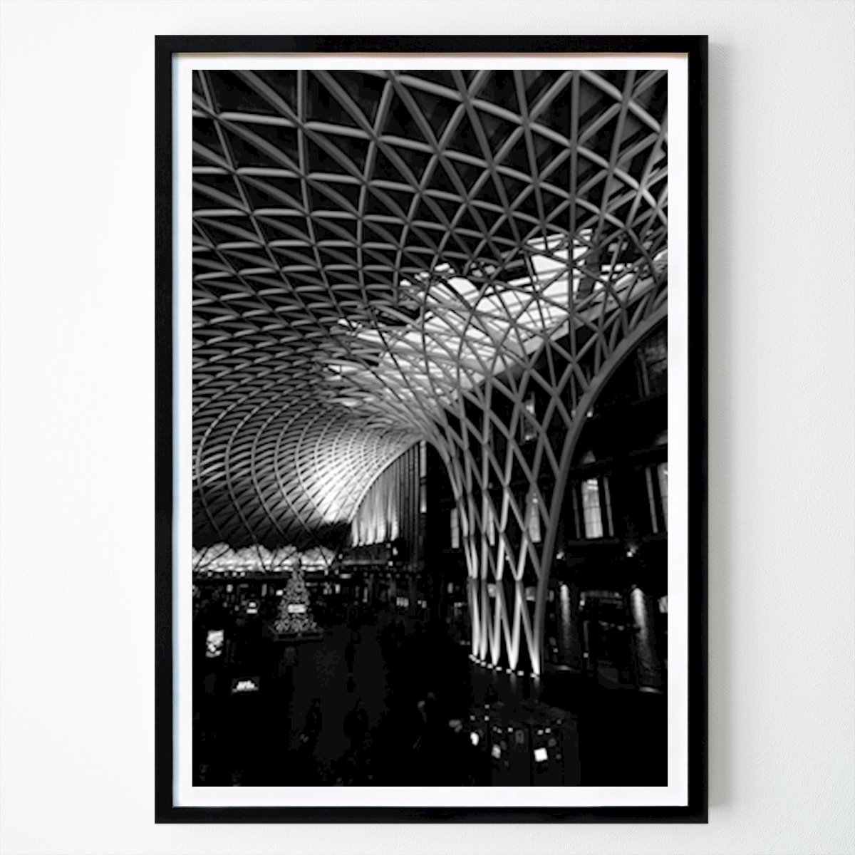 Londýn Plakát: King's Cross Londýn od FeelGood Prints