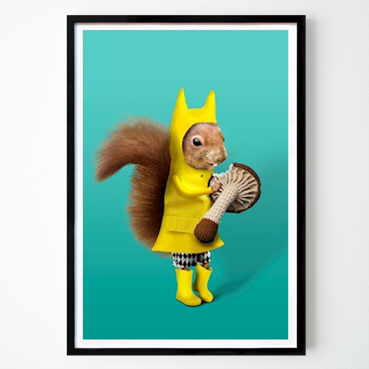 Stockholm Plakat: Ekornet og soppen av Ola Belin