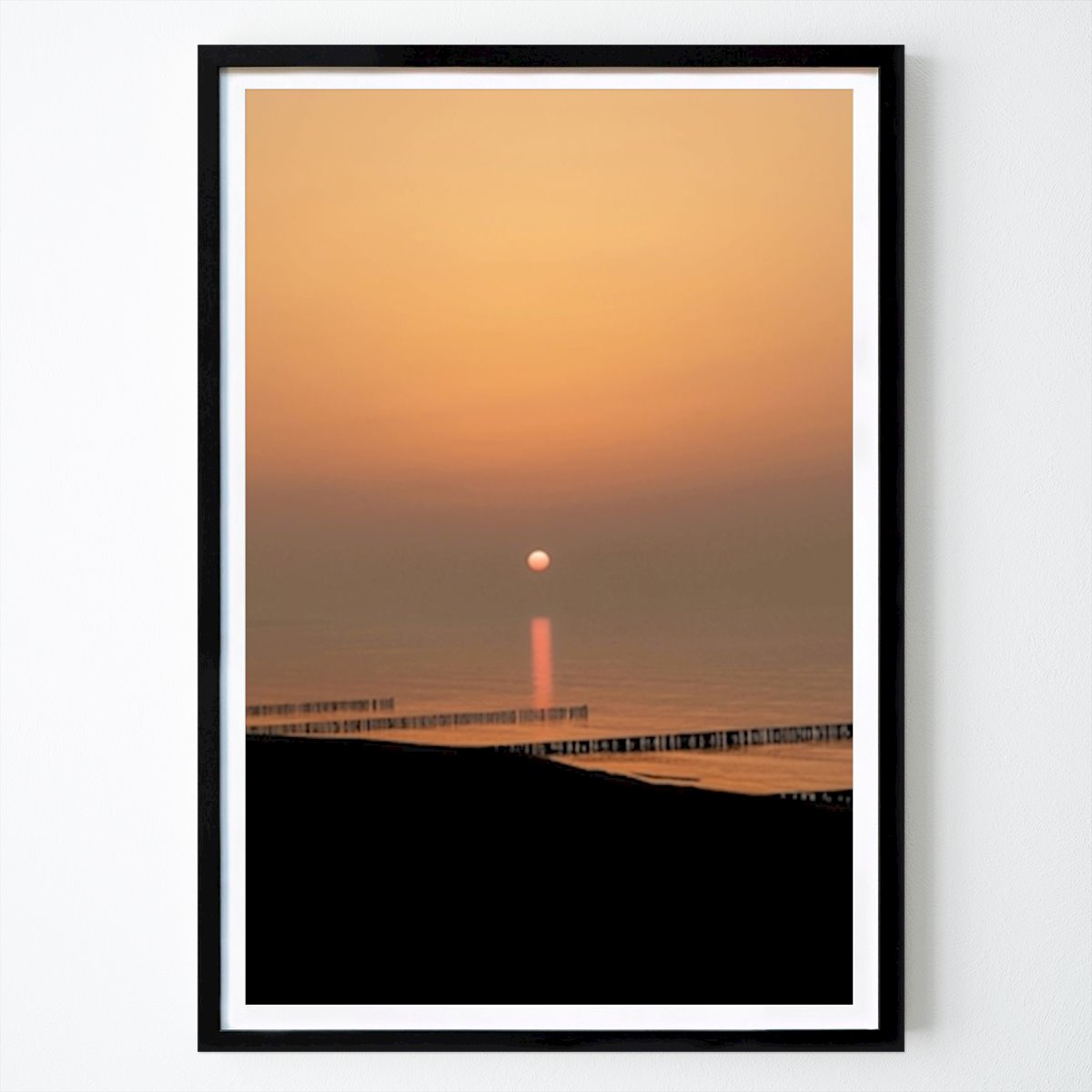 Nature Poster: Sunset By The Sea No 3 by Stefanie Jockschat