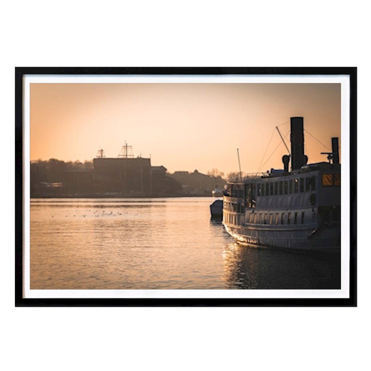Villes & Pays Affiche: Steamer par Joakim Barkman