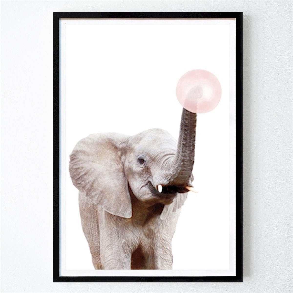 Enfants Affiche: Bubble Gum Éléphant par Kathrin Pienaar