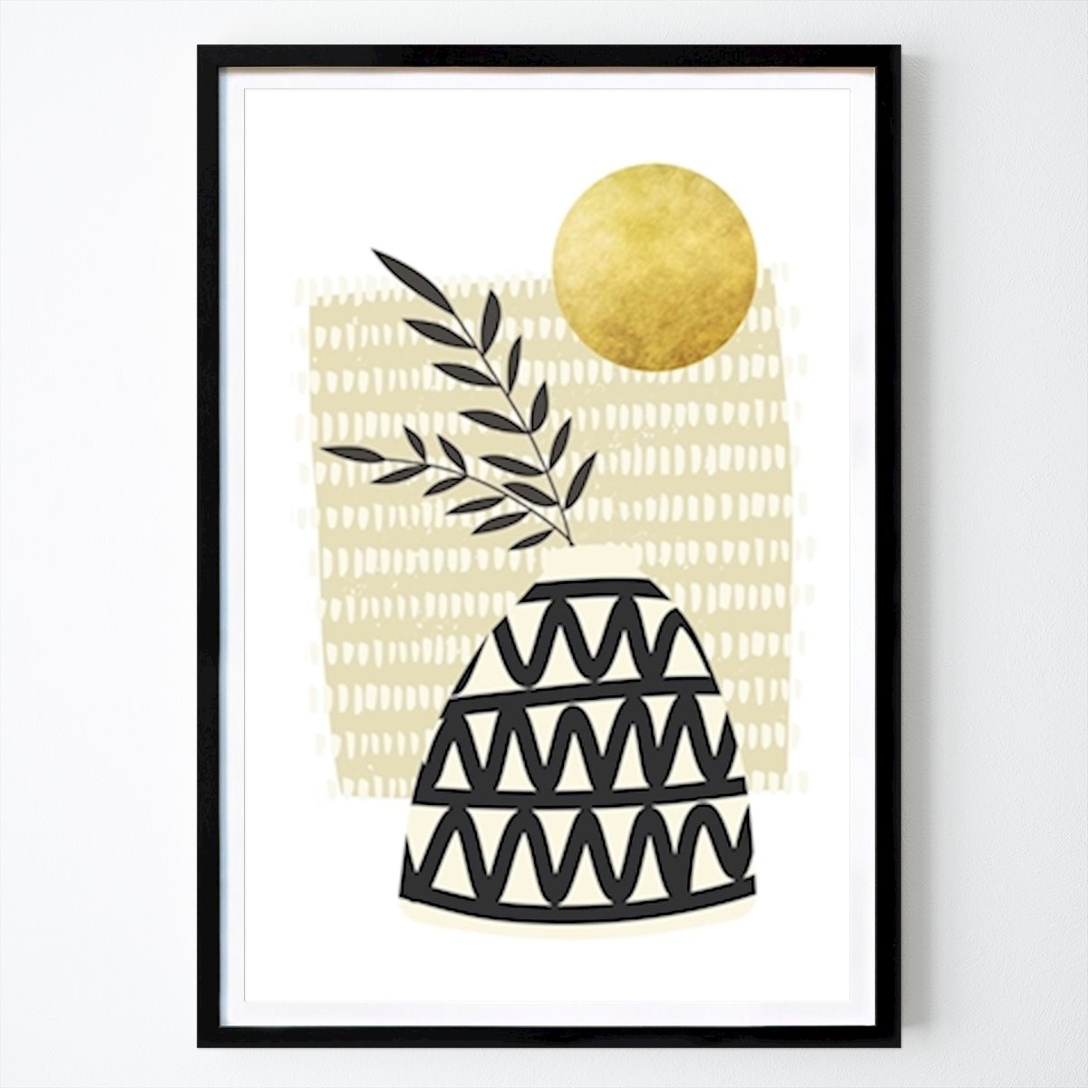 Kukat & Kasvit Juliste: Auringonpaiste ja palmukasvi tekijänä Amini54