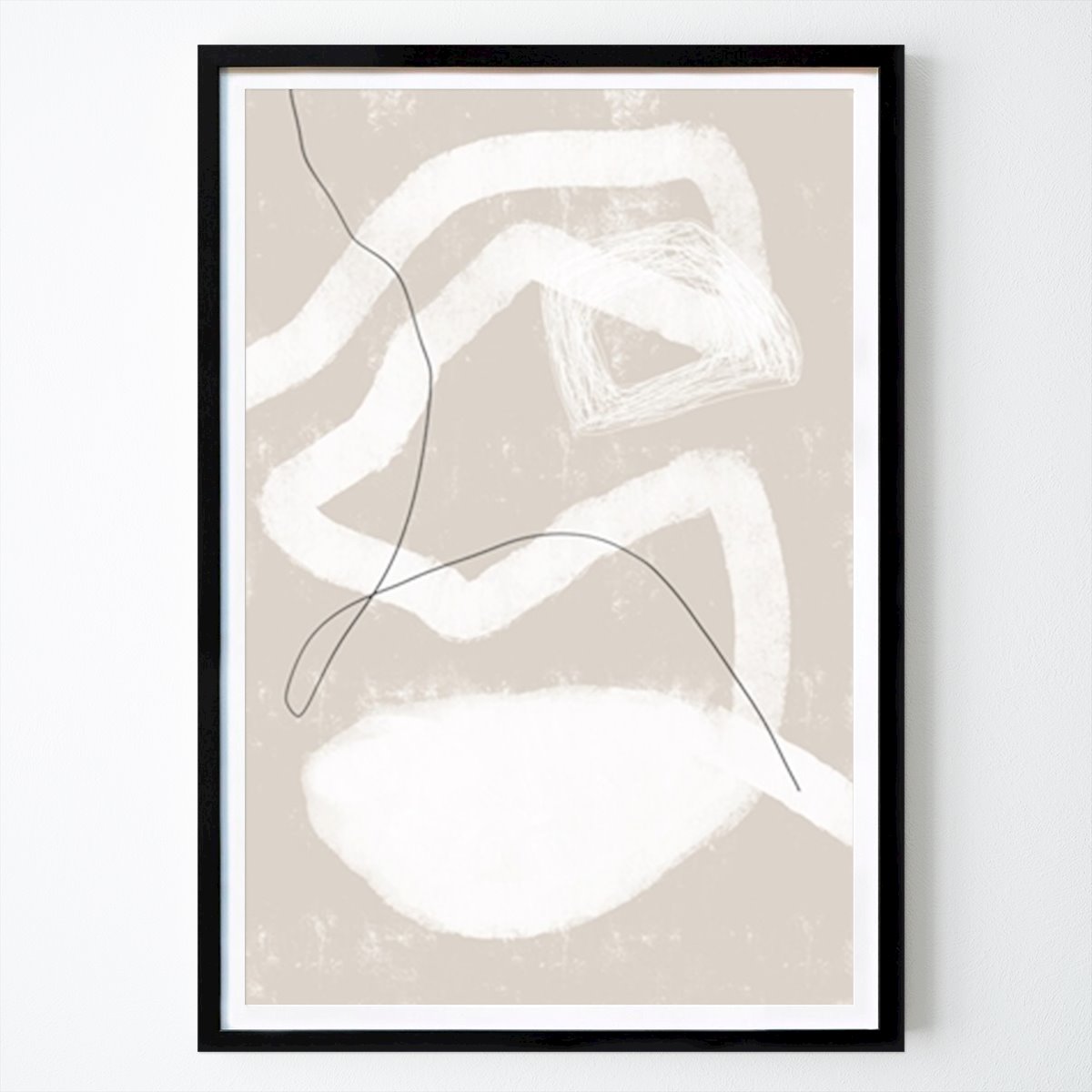 Abstraktes Poster: Safe Place von U + Me Studio