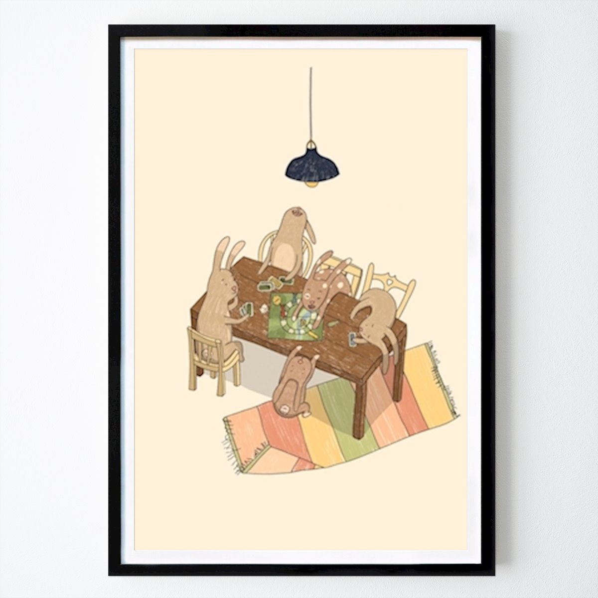 Illustration Poster: Game night by Tove Heimdahl