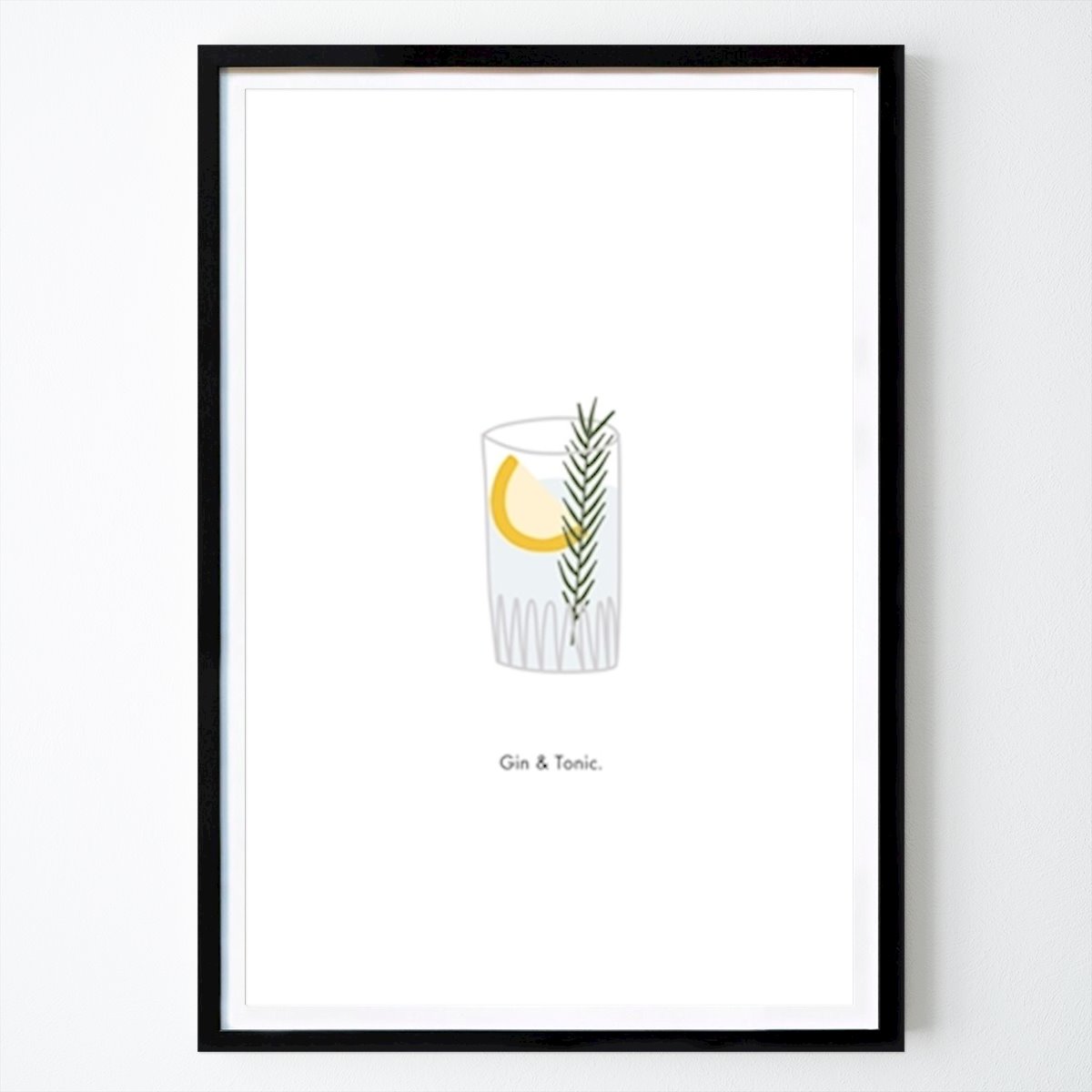 Cuisines Affiche: Gin & Tonic. par Sebastian Andersson