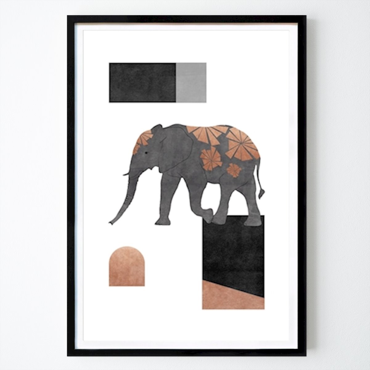 Animals Poster: Elephant Mosaic II by Orara Studio