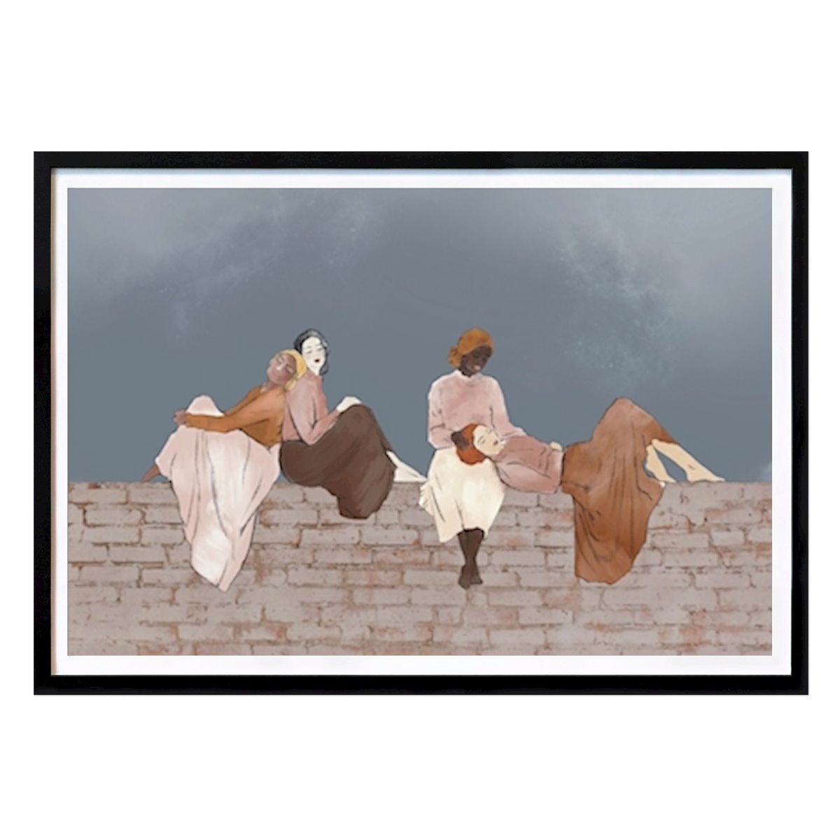 Gothenburg Poster: Peace on barricade by Christina Palm