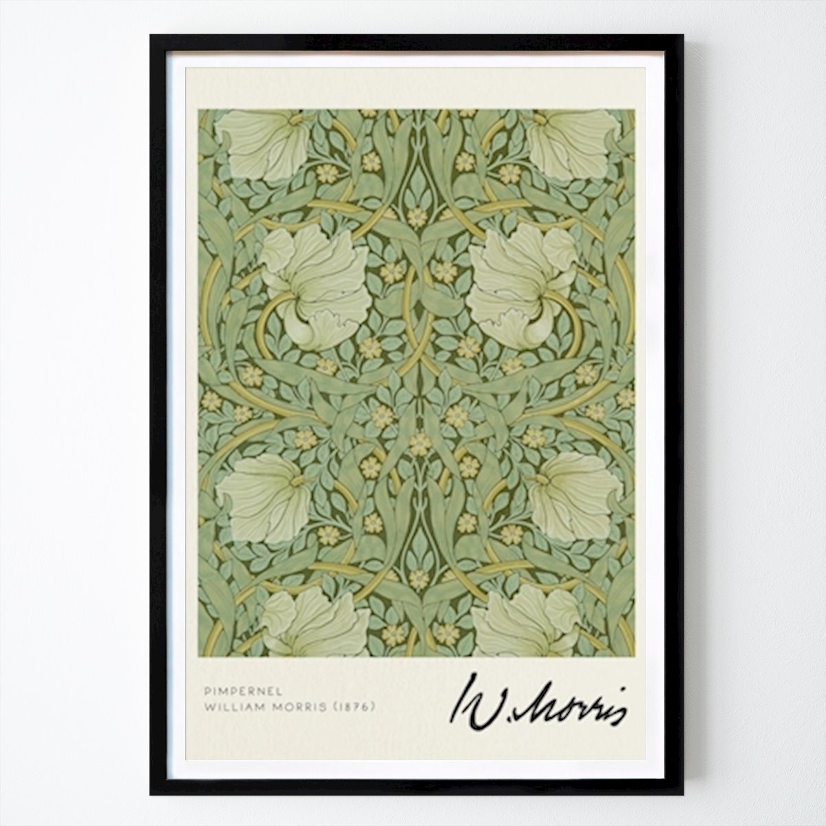 Retro & Vintage Poster: Pimpernel - William Morris av Nook Vintage Archive