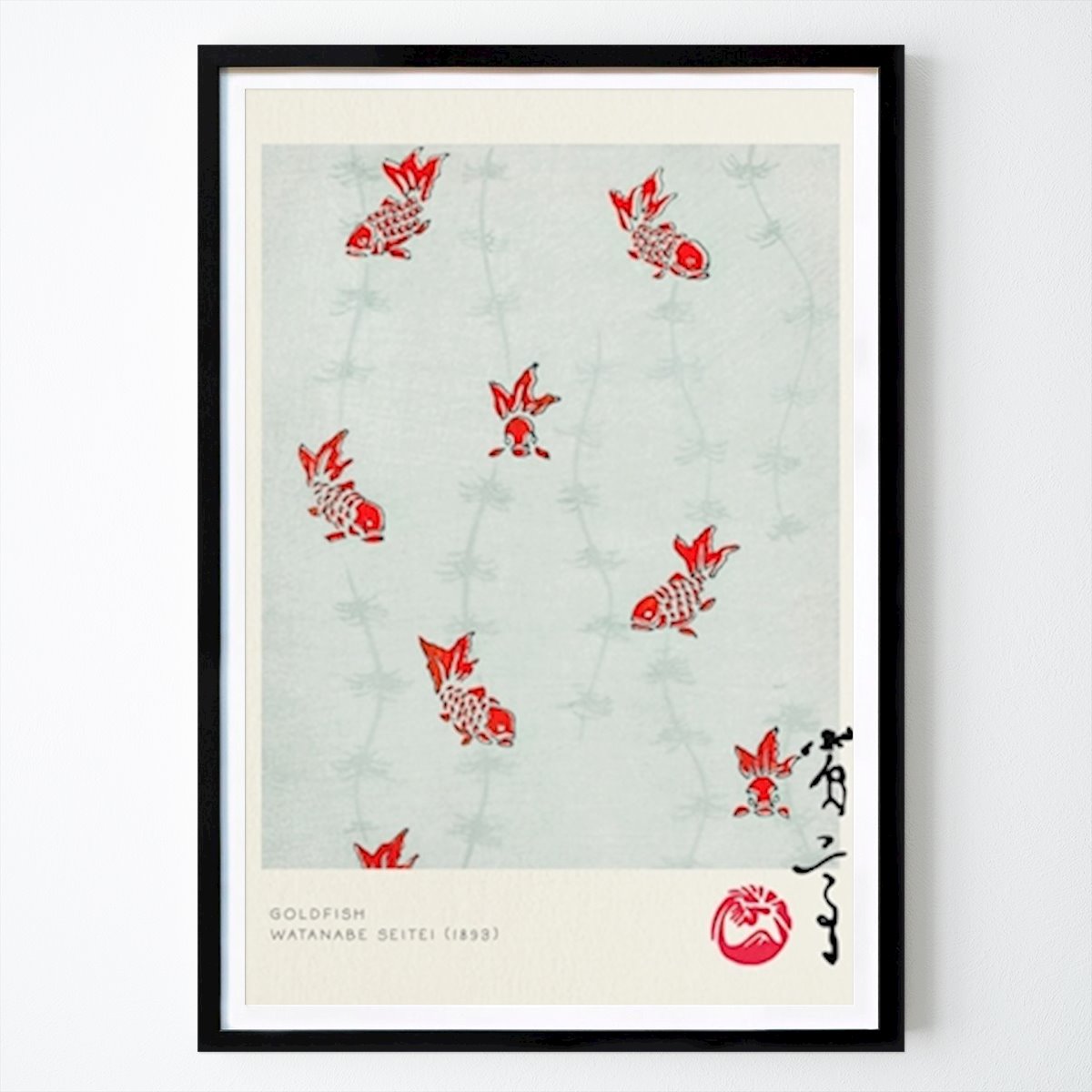 Póster: Pez dorado - Watanabe Seitei de Nook Vintage Archive