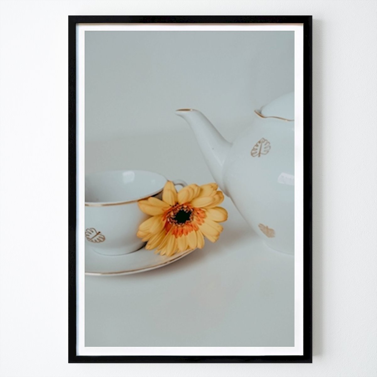 Kaffee Pause Poster von Zsuzsanna Rohmann – Blumen & Pflanzen Wandbild – Printler